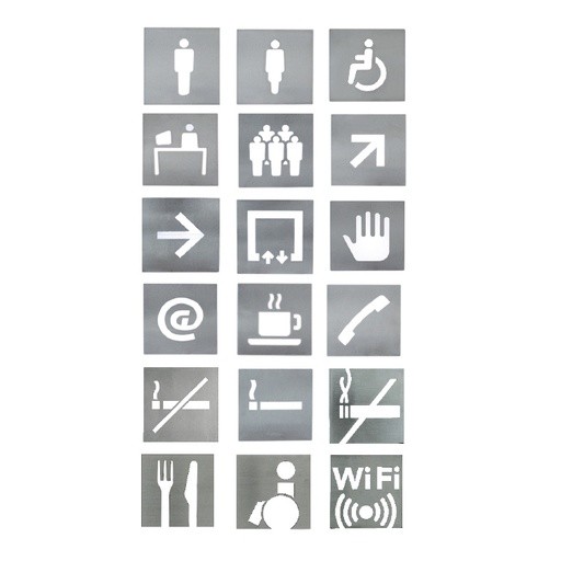 Señalética – Acero Inoxidable 304 MOD. PT-95201 | Jako Herrajes