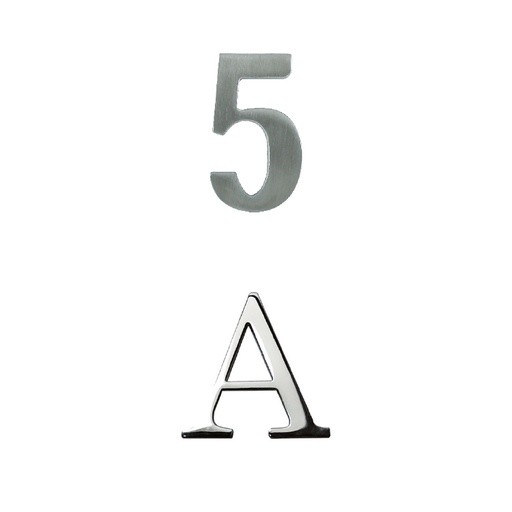 Números Y Letras Pequeñas Acero Inoxidable | Jako Herrajes