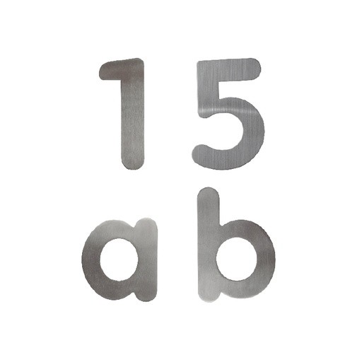 Números Y Letras – Acero Inoxidable Mod. 300/1P | Jako Herrajes