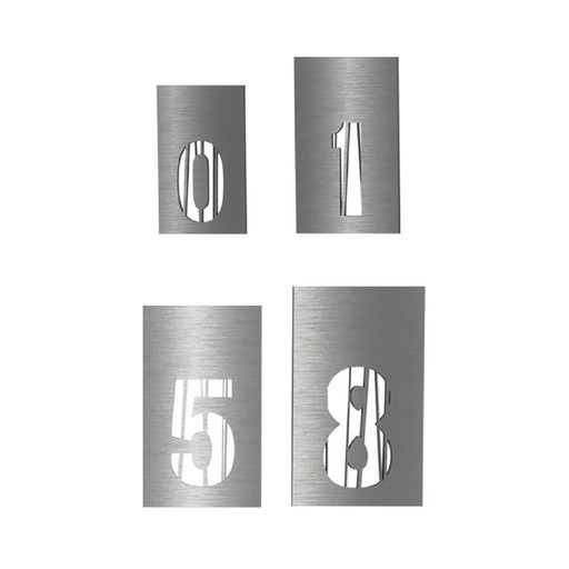 Números – Acero Inoxidable Mod. PT000361 | Jako Herrajes