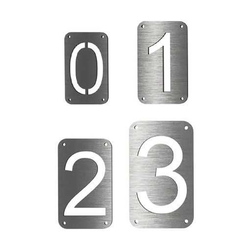 Números – Acero Inoxidable Mod. PT000134 | Jako Herrajes
