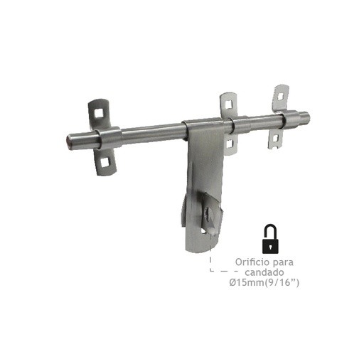 Pasador Porta Candado – Acero Inoxidable | Jako Herrajes