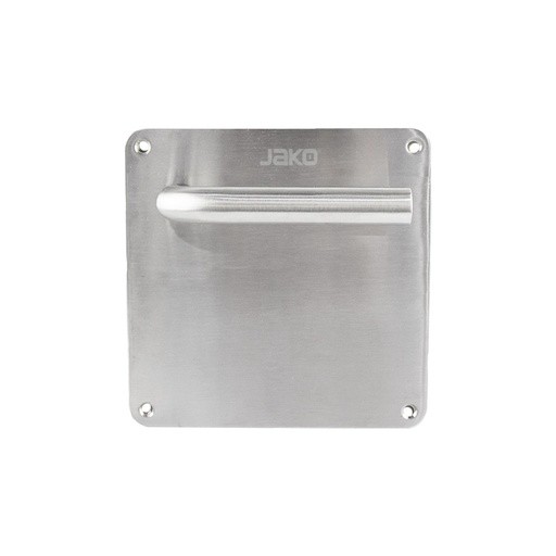 Cerradura Con Placa - Acero Inoxidable Mod.816-19 | Jako Herrajes