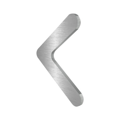 Jaladera Autoadhesiva Bumerang Acero Inoxidable | Jako Herrajes