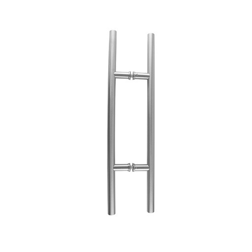 Jaladera / Manillón Tipo H Satín - Acero Inoxidable | Jako Herrajes