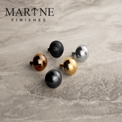 TACHUELA DECORATIVA PARA PUERTAS Y MUEBLES DE MADERA - Ø19mm - ACERO INOXIDABLE | www.jako.mx