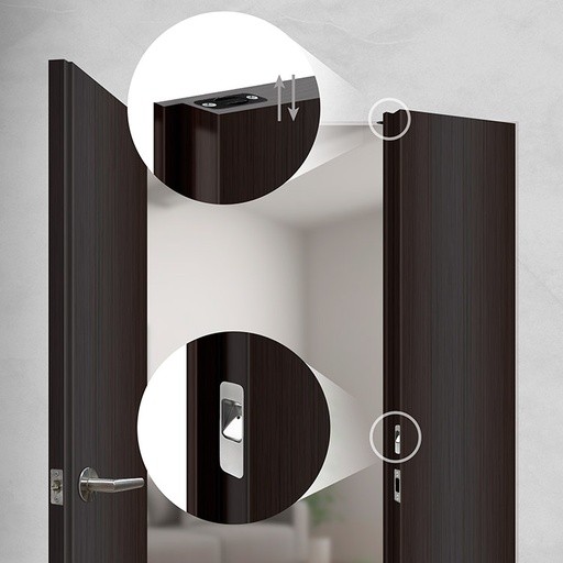 PASADOR MAGNÉTICO DE EMBUTIR PARA PUERTA DOBLE | www.jako.mx