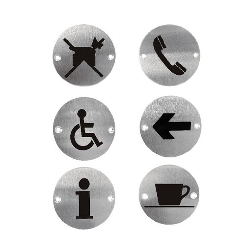 Señalética – Acero Inoxidable 304 MOD. 6752 | Jako Herrajes